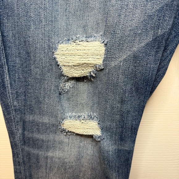 Vigoss Blue Skinny Strech Jeans with Distressed Details Size 16 GUC - Picture 3 of 7